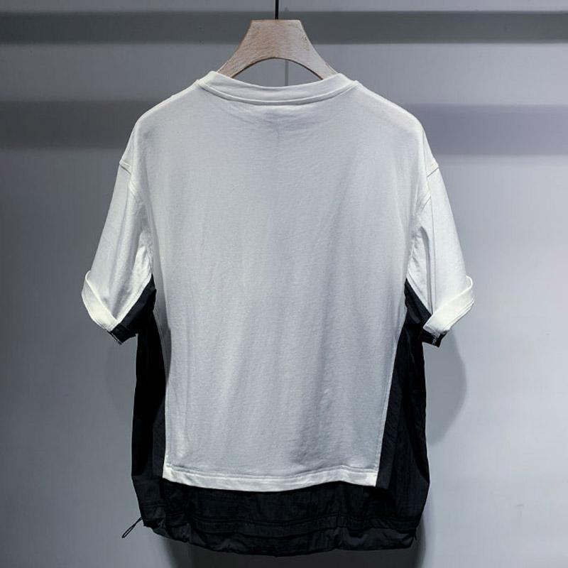 Retro Color Block Short Sleeve T-Shirt
