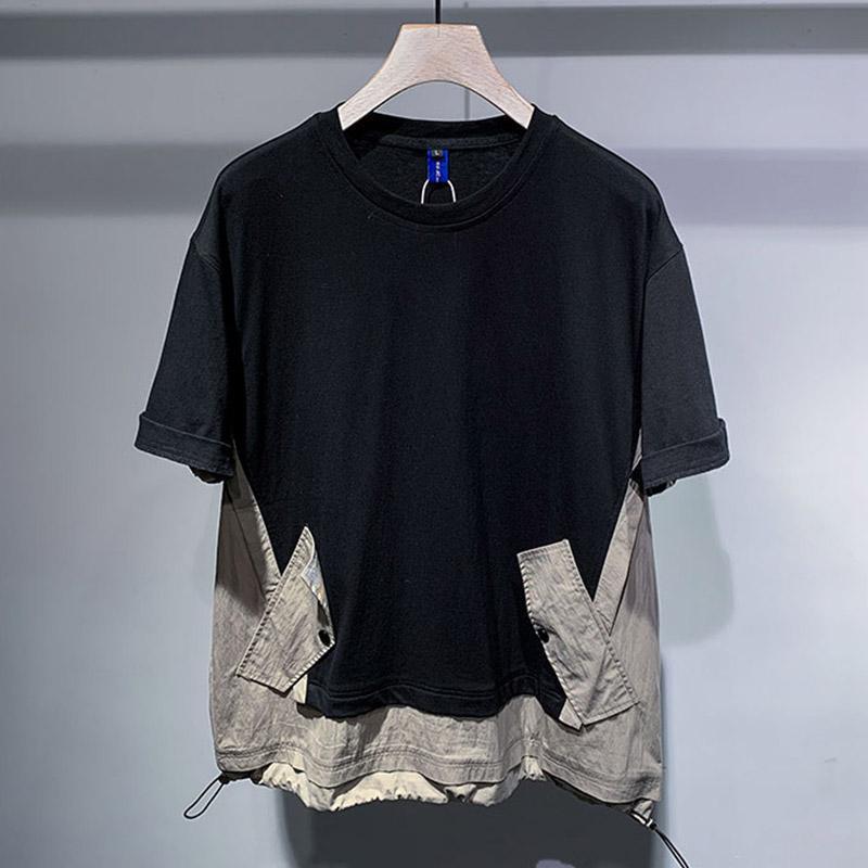 Retro Color Block Short Sleeve T-Shirt