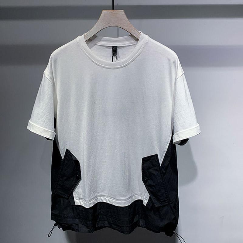 Retro Color Block Short Sleeve T-Shirt